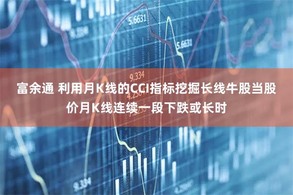 富余通 利用月K线的CCI指标挖掘长线牛股当股价月K线连续一段下跌或长时