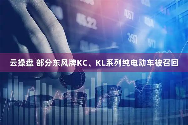 云操盘 部分东风牌KC、KL系列纯电动车被召回